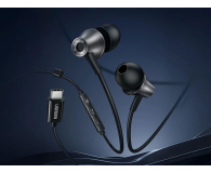 UGREEN Przewodowe słuchawki dokanałowe EP105 USB-C 1.2m czarne - 1501556 - zdjęcie 3